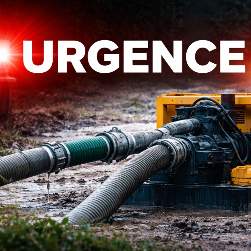 Pompage d’urgence gros débit en Bretagne – ITLP Services