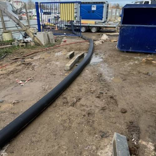 Mise en place d’un by-pass de chantier pour maintien du réseau